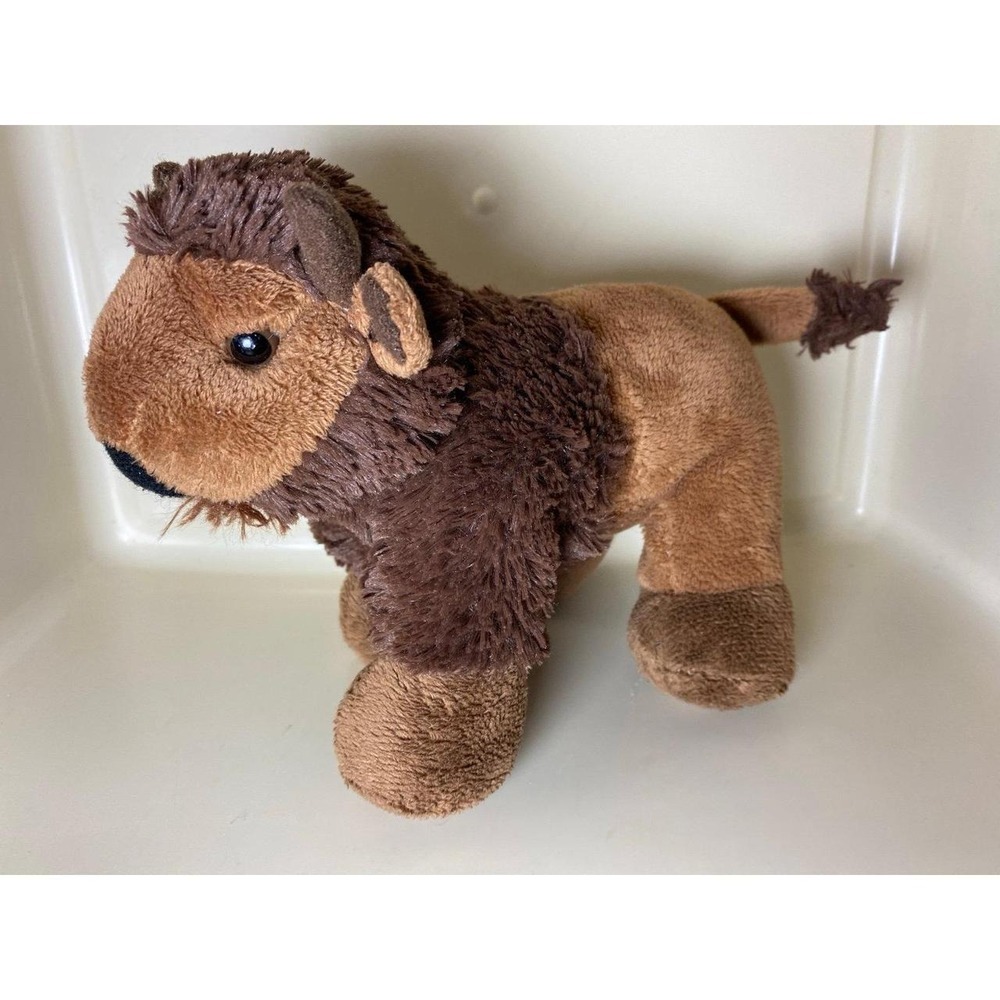 Unipak Designs Brown Bison Buffalo Plush Toy s51